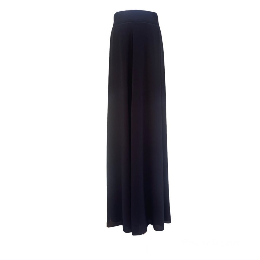 Vera Mont black vintage long maxi skirt size 40